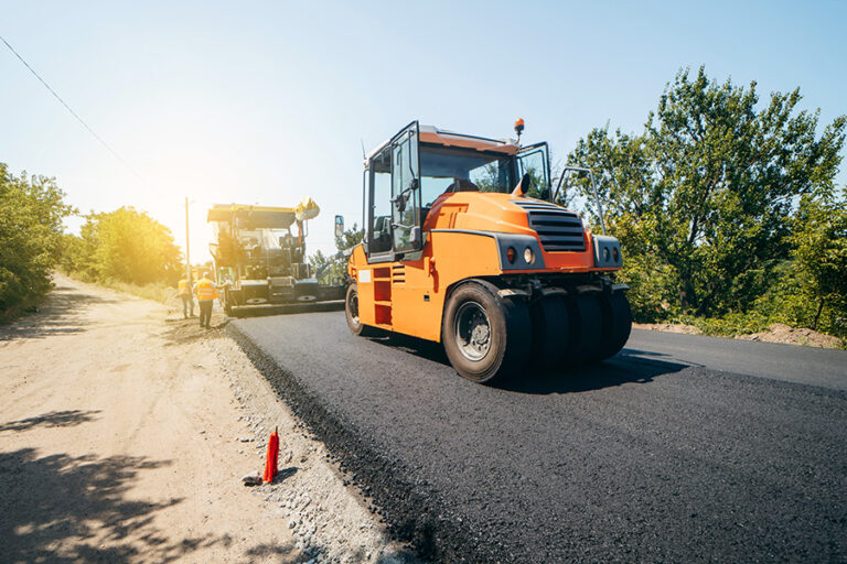 Specialized asphalt-laying company